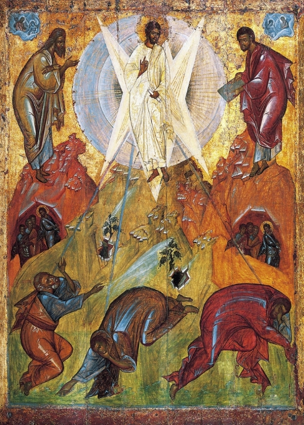 그림1. 그리스도의 변모(이콘, 14세기 말) 출처 : 위키피디아