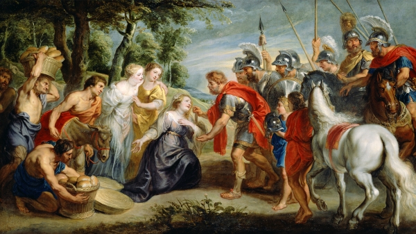 루벤스(Paul Rubens), David Meeting Abigail, c. 1620;