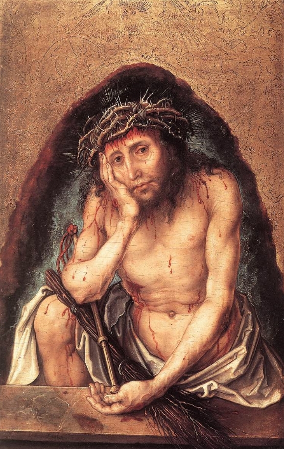 비탄의 그리스도, c.1493, 패널에 유화, 30x19cm, 칼스루에 국립미술관