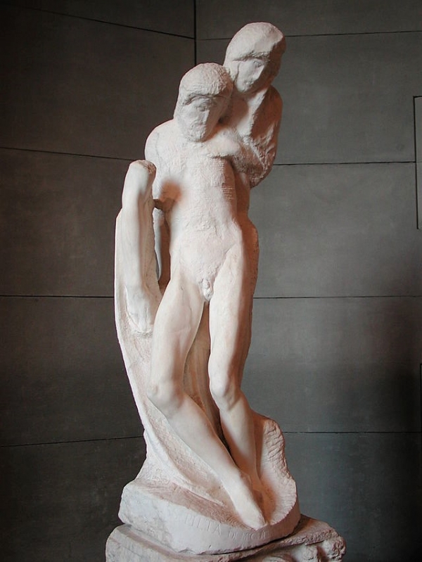 피에타 론다니니(Pietà Rondanini), 1564, 석재, 195cm, 밀라노 카스텔로 스포르체스코성