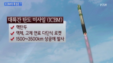 ICBM 설명. YTN 갈무리